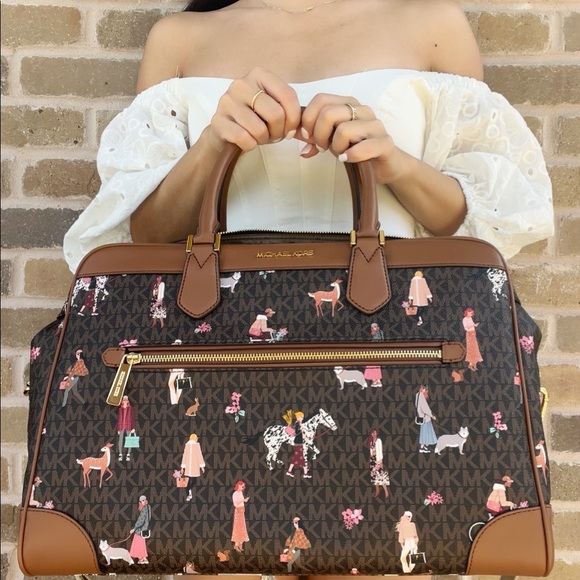 NWT Michael Kors Large Signature Leather Handbag❤️Gaby’sBags - Picture 4 of 4